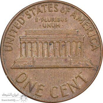 سکه 1 سنت 1964D لینکلن - EF45 - آمریکا