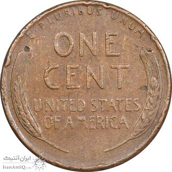 سکه 1 سنت 1956D لینکلن - VF35 - آمریکا