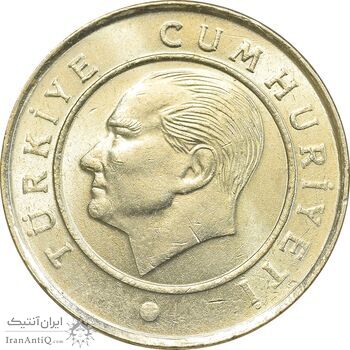 سکه 10 کروش 2019 جمهوری - MS63 - ترکیه