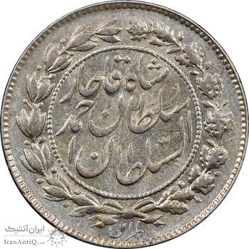 سکه 500 دینار 1330 خطی - MS62 - احمد شاه