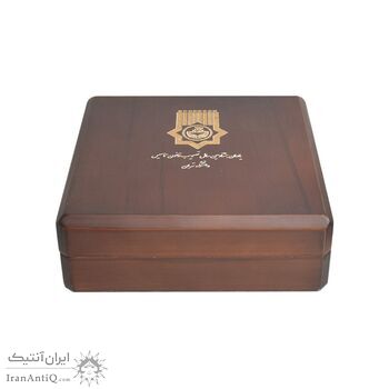 مدال هشتادمین سال تاسیس دانشگاه تهران 1393 - با جعبه فابریک - UNC - جمهوری اسلامی