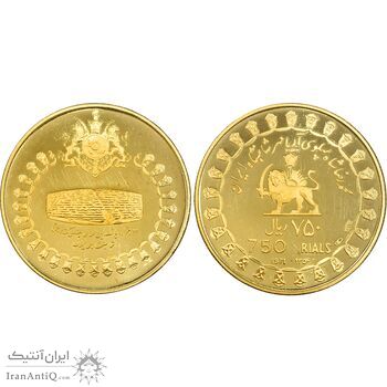 مدال های طلا و نقره سری جشنهای 2500 ساله شاهنشاهی - PF66 - محمد رضا شاه