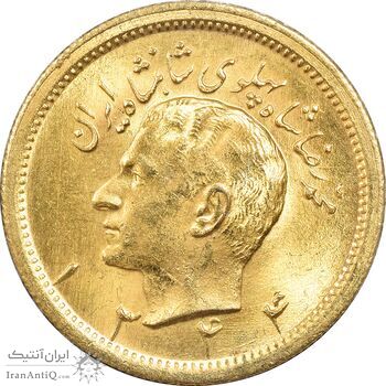 سکه طلا یک پهلوی 1344 - MS62 - محمد رضا شاه