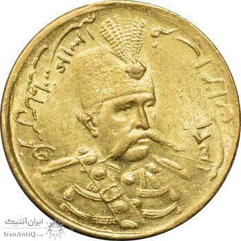 سکه طلا 1 تومان 1321 تصویری - MS62 - مظفرالدین شاه