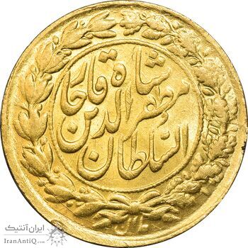 سکه طلا 1 تومان 1321 تصویری - MS62 - مظفرالدین شاه