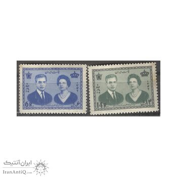 تمبر دیدار ژولیانا ملکه هلند با ایران 1342 - محمدرضا شاه تمبر دیدار ژولیانا ملکه هلند با ایران 1342 - محمدرضا شاه