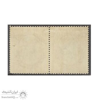 تمبر پیروزی کشتی گیران در مسابقات بین المللی 1334 - محمدرضا شاه