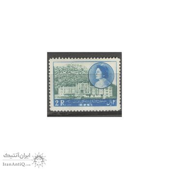 تمبر کنفرانس نقشه برداری تهران 1336 - محمدرضا شاه