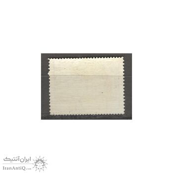 تمبر ورود اسکندر میرزا رئیس جمهوری پاکستان به ایران 1335 - محمدرضا شاه