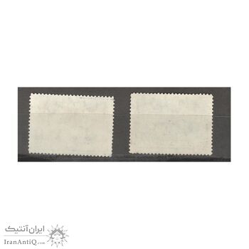 تمبر ورود ملکه الیزابت دوم به ایران 1339 - محمدرضا شاه