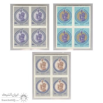 تمبر تاجگذاری محمدرضا شاه 1346 - محمدرضا شاه