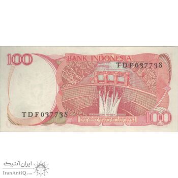 اسکناس 100 روپیه 1984 جمهوری - تک - UNC62 - اندونزی
