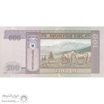 اسکناس 100 توگروگ 2008 جمهوری - تک - UNC64 - مغولستان