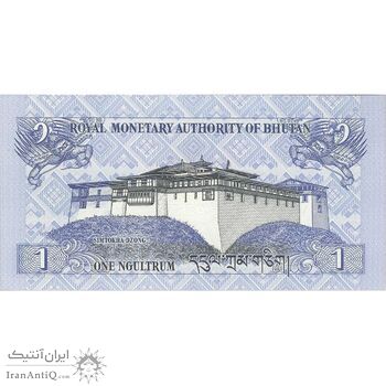 اسکناس 1 نگولتروم 2006 جیگمی خسار نامگیال وانگچوک - تک - UNC64 - بوتان