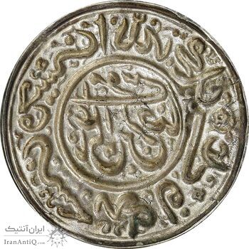 سکه پولکی نقره امام رضا (ع) - AU - احمد شاه
