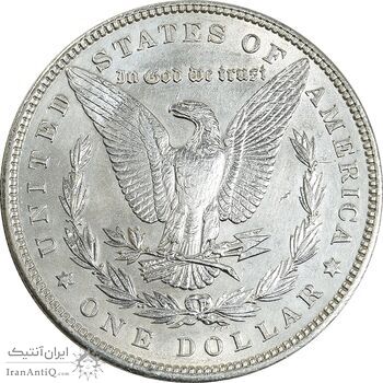سکه یک دلار 1896 مورگان - MS62 - آمریکا