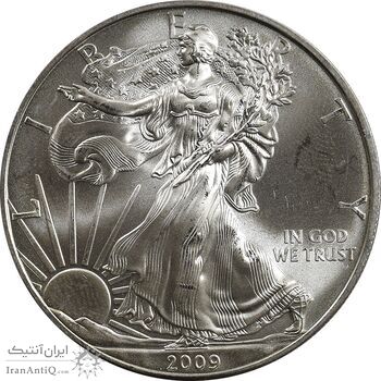 مدال یادبود 1 دلار 2009 عقاب - PF63 - آمریکا