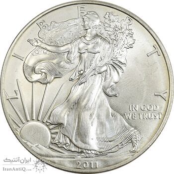 مدال یادبود 1 دلار 2011 عقاب - PF64 - آمریکا