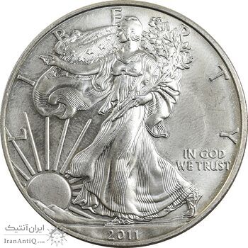 مدال یادبود 1 دلار 2011 عقاب - PF64 - آمریکا