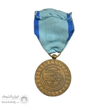 مدال یادبود آویزی بیست و پنجمین سده - روز - با روبان فابریک - EF - محمد رضا شاه