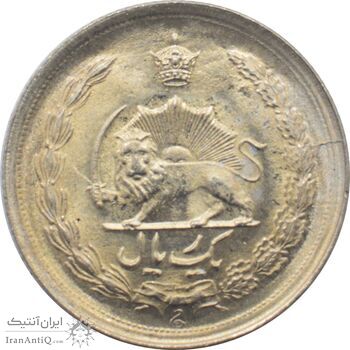 سکه 1 ریال دو تاج 1346 محمد رضا شاه پهلوی