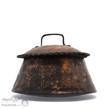 قابلمه مسی قلمزنی 25 سانتی