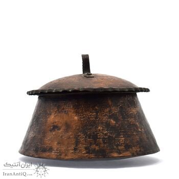 قابلمه مسی قلمزنی 25 سانتی