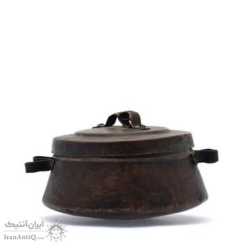 قابلمه مسی قدیمی 8 سانتی