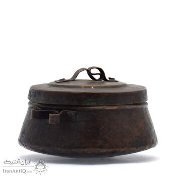 قابلمه مسی قدیمی 8 سانتی