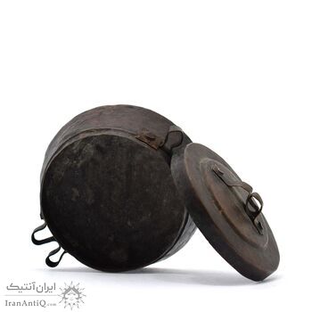 قابلمه مسی قدیمی 8 سانتی