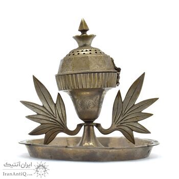 عودسوز استیل آنتیک 15 سانتی