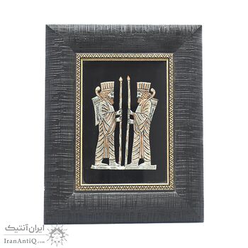تابلو قلمزنی طرح هخامنشی 28*23 سانتی