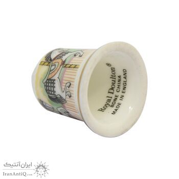 انگشتانه چینی قدیمی طرح اسب گردان - کد 006614