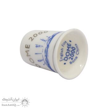 انگشتانه چینی قدیمی طرح گنبد دوهزار - کد 006591 انگشتانه چینی قدیمی طرح گنبد دوهزار - کد 006591