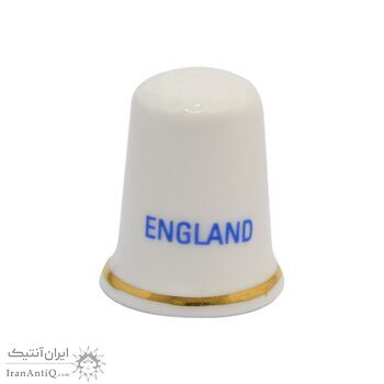 انگشتانه چینی قدیمی طرح نه خانه - کد 006594