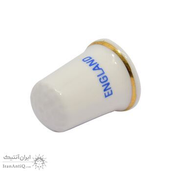 انگشتانه چینی قدیمی طرح نه خانه - کد 006594