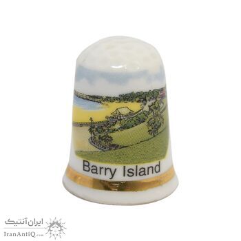 انگشتانه چینی قدیمی طرح جزیره باری - کد 006601