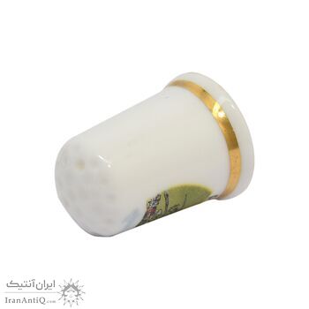 انگشتانه چینی قدیمی طرح جزیره باری - کد 006601