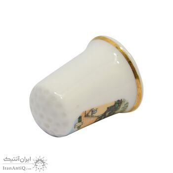 انگشتانه چینی قدیمی طرح روستا بایبری - کد 006606