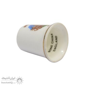 انگشتانه چینی قدیمی طرح رویال پاویون - کد 006607