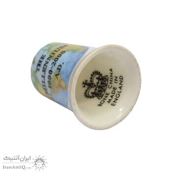 انگشتانه چینی قدیمی طرح جشن هزاره میلادی - کد 006610