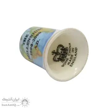انگشتانه چینی قدیمی طرح جشن هزاره میلادی - کد 006610