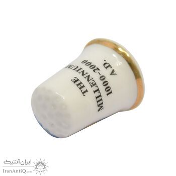 انگشتانه چینی قدیمی طرح جشن هزاره میلادی - کد 006610