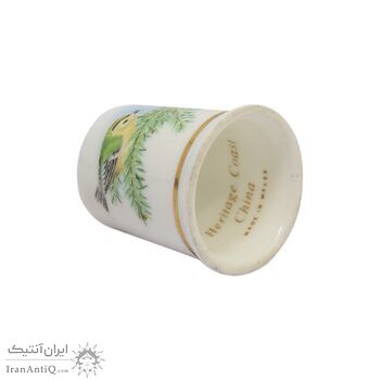 انگشتانه چینی قدیمی طرح پرنده - کد 006613
