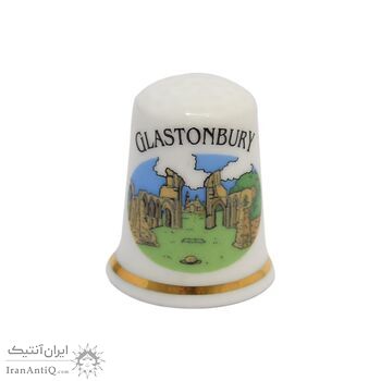 انگشتانه چینی قدیمی طرح گلستونبری - کد 006593