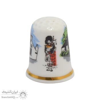 انگشتانه چینی قدیمی طرح آهنگری گرتنا گرین - کد 006597