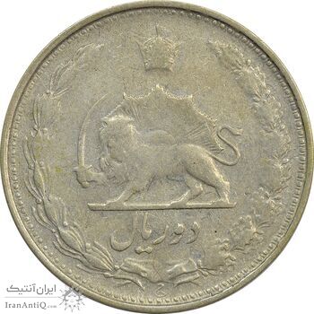 سکه 2 ریال 1322 - F - محمد رضا شاه
