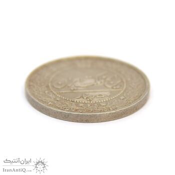 سکه 50 دینار 1318 نیکل - MS62 - مظفرالدین شاه سکه 50 دینار 1318 نیکل - MS62 - مظفرالدین شاه