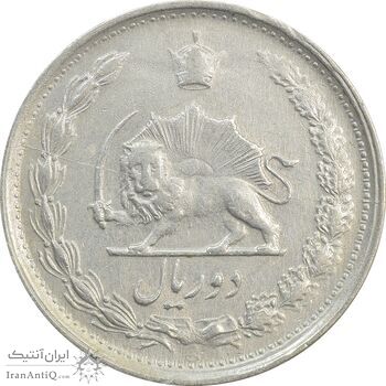 سکه 2 ریال 1340 - EF45 - محمد رضا شاه
