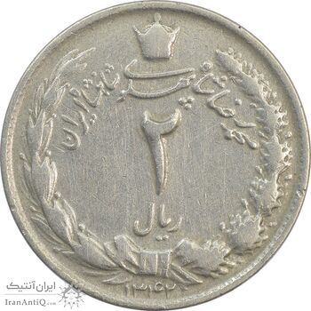 سکه 2 ریال 1342 - VF - محمد رضا شاه سکه 2 ریال 1342 - VF - محمد رضا شاه